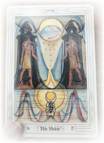 Spiritual guidance June/July 2024: Thoth Tarot The Moon