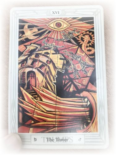 Spiritual guidance June/July 2026: Thoth Tarot The Tower